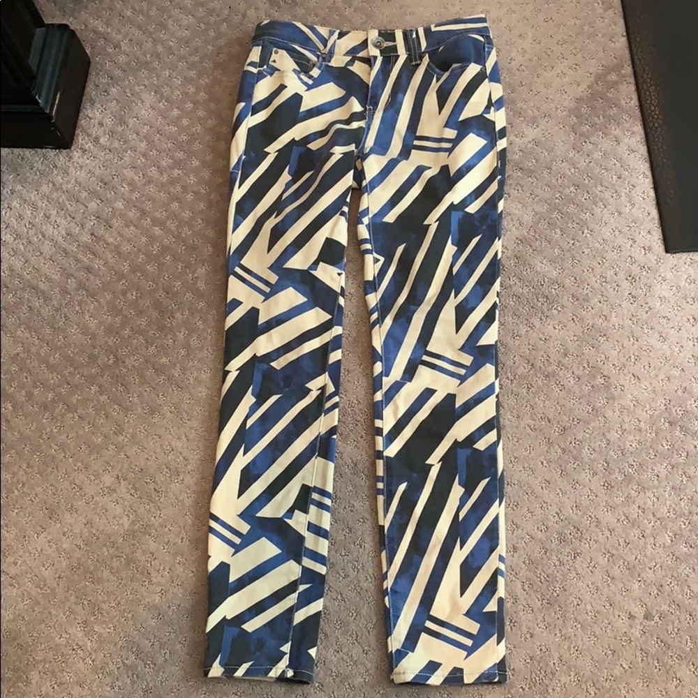 EUC print jeans
